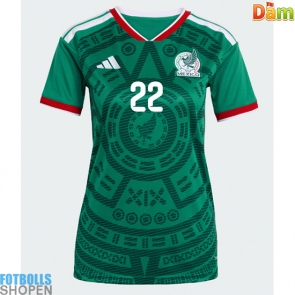 Billiga Mexiko Hirving Lozano #22 Hemmatröja Dam VM 2026 Kortärmad